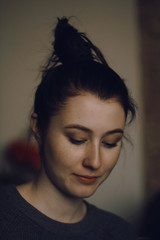 Portrait of an Asian-looking girl