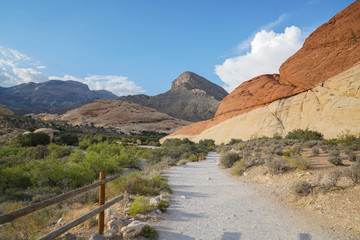 Hiking at Red Rocks Canyon