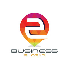 Fototapeta premium Letter 'z' Point Logo