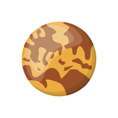 mercury planet space image vector illustration eps 10