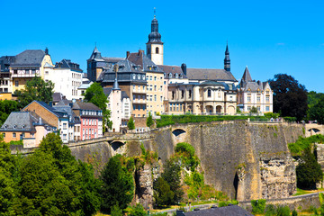 Fototapeta premium Luxembourg City Skyline