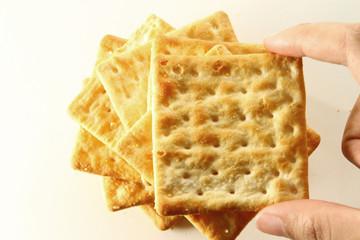 Biscuits cracker / Biscuit is a term used for a diverse variety of baked, commonly flour-based food products. 