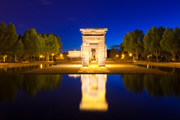 Temple of Debod (Templo de Debod), Madrid, Spain