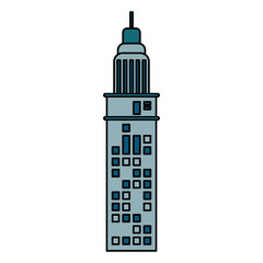 building architecture modern antenna vector illustration eps 10