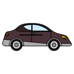 car sedan vehicle transport vector illustration eps 10