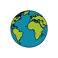 earth planet world image vector illustration eps 10