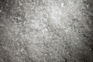 Snow cover closeup