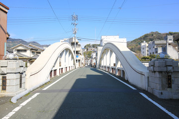 Fototapeta premium 愛媛県八幡浜市 明治橋