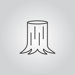 tree stump icon