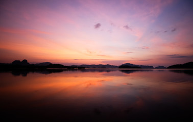 Fototapeta premium Sunrise at Krabi province, South Thailand