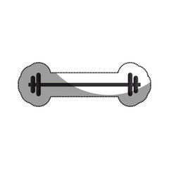 weight lifting isolated icon vector illustration design