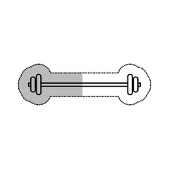weight lifting isolated icon vector illustration design