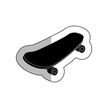skate board isolated icon vector illustration design