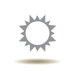 Vector sun icon