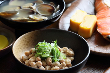 日本の朝ごはん　Japanese breakfast