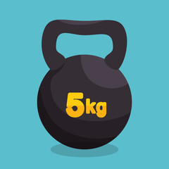 weight lifting isolated icon vector illustration design