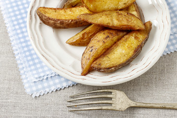 Baked potatoes for dinner