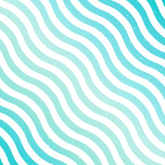 Wavy blue and white background vector