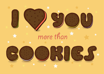 I love you more than Cookies