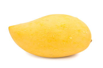 fresh mango on white background