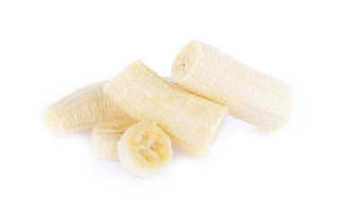 banana on white background