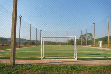 Futsal or small soccer, football court