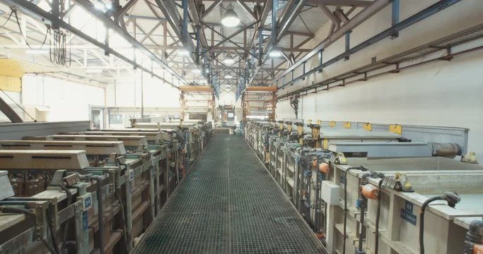 Automated metal coating line 