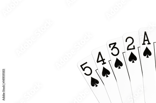 Poker wheel hand