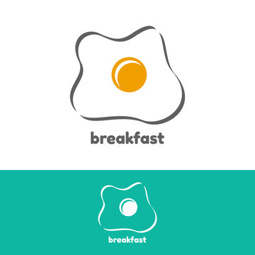 Breakfast logo design vector template