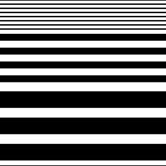 Obrazy na Szkle  Bezszwowe poziomy pasek wzór. Wektor czarno-białe tło