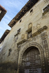 Stately home in Uncastillo. It is a historic town and municipality in the province of Zaragoza, Aragon, eastern Spain. In 1966 it was declared a Historic-Artistic site