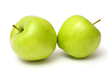 Green apple isolated on white background
