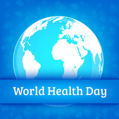 World Health Day vector background