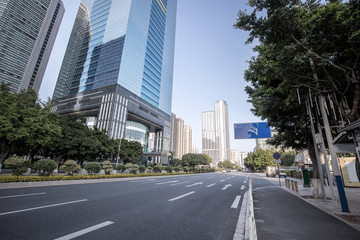 Obraz premium Road in the city