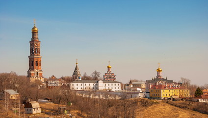 Fototapeta na wymiar View of St. John the Theological Monastery in Ryazan Region