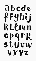 Vector Ethnic Latin Alphabet, Scandinavian Style