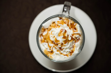 Coffee drink with cream