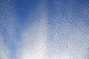Blue sky and clouds abstract