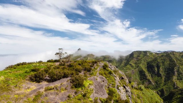 Mountains of Anaga, Tenerife (4k UHD time lapse)