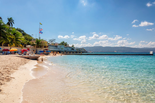 Jamaica Beach Near Montego Bay.