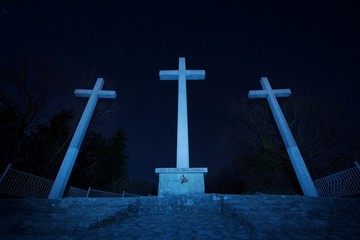  three crosses mountains varese