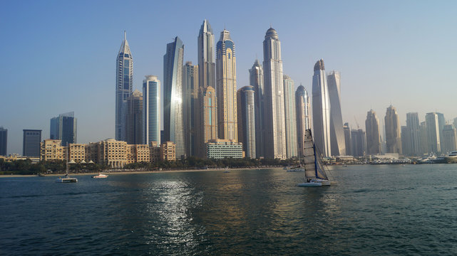 Skyscrapers in Dubai Marina