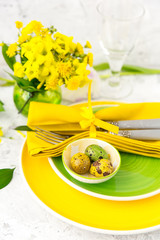  Serving Easter table