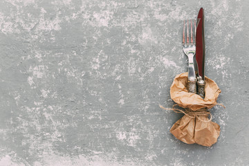 Festive table setting 