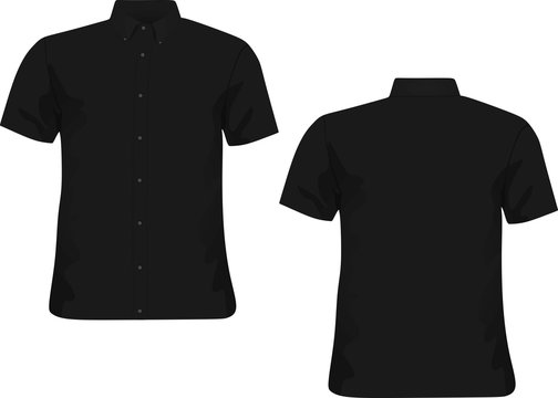 Short sleeve shirt vector