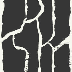 Hand Drawn Seamless Vector Pattern.Fresh and Imperfect Brush Strokes.Hand painted Ink textures.