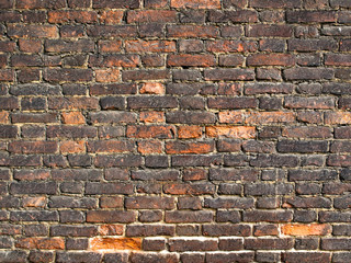Vintage brick wall background texture for design