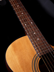 Fototapeta premium Close-up of the acoustic guitar