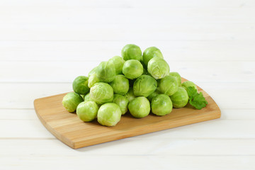 raw Brussels sprouts