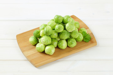 raw Brussels sprouts